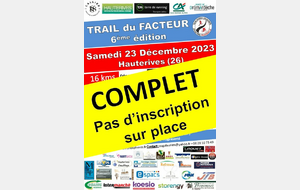 Trail du Facteur 2023
